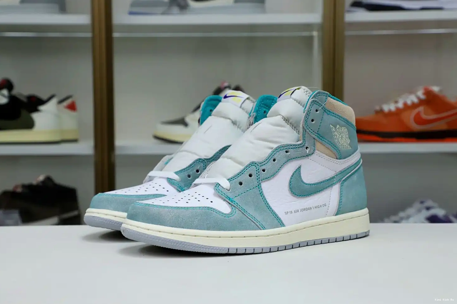 HIGH GREEN' OG AIR 1 JORDAN 'TURBO Kimikick RETRO 0417